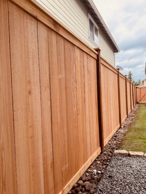 classic wood fence design
