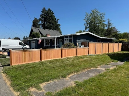 wood fence installation for homes